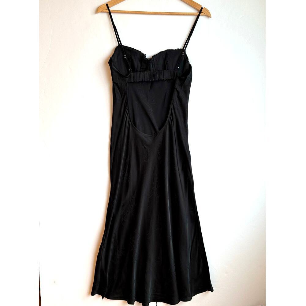 Rumored Negroni Black Lace Midi Slip Dress Fairy Grunge Witchy Y2K Size Medium - Picture 2 of 16